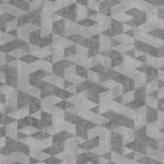 Elune en3503 texturas geométricas nas cores cinza, cinza escuro, prateado