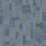 Montego 30814 quadrados retro azul, azul escuro metalizado